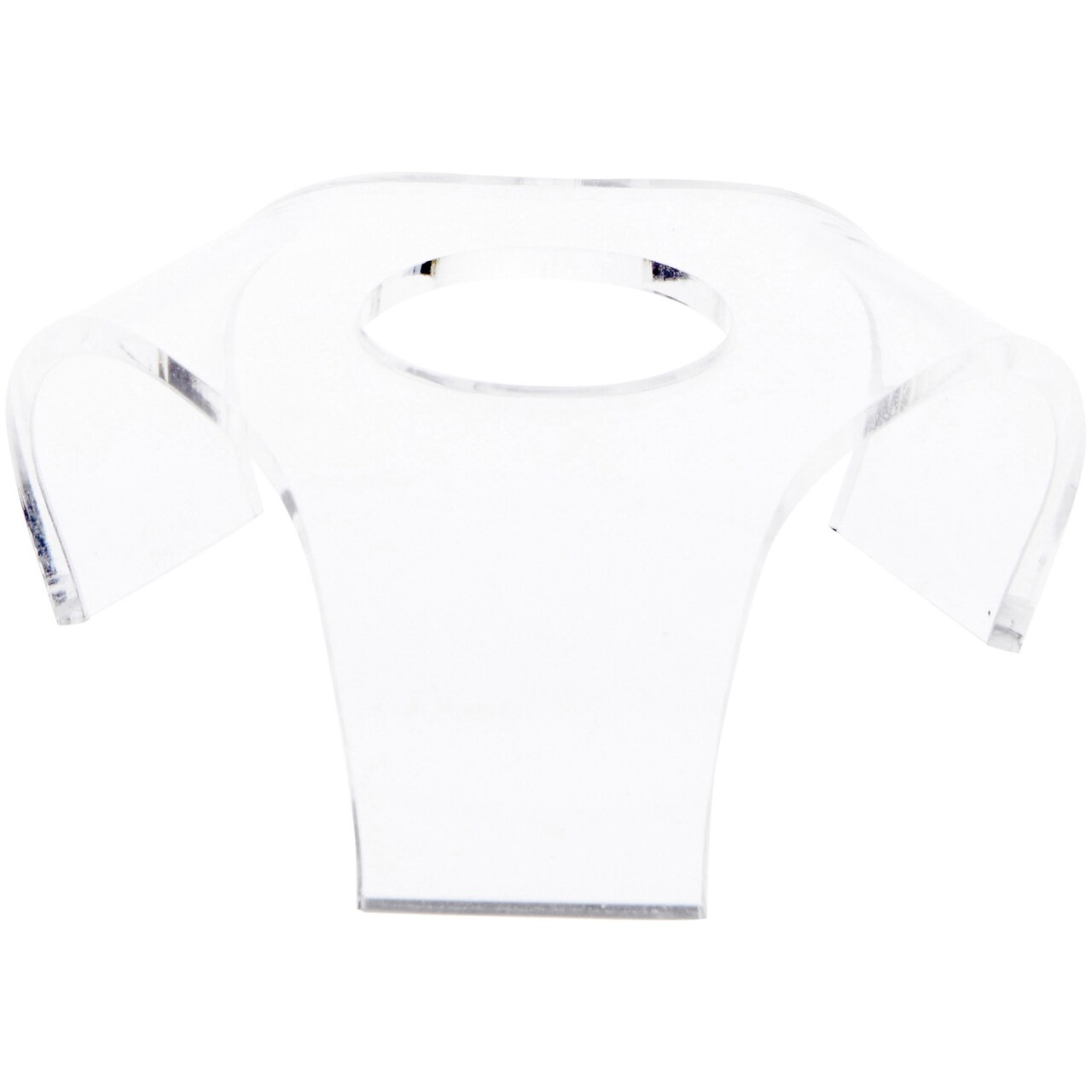 Plymor Clear Acrylic Display Riser for Spheres, 1.25" H x 3.5" W x 3.5" D